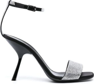 Sergio Rossi x Evangelie Smyrniotaki 110mm sandals - women - Other fibres - 40 - Black