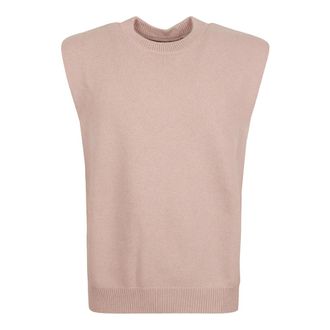 Jil Sander Sleeveless Jumpers, male, Pink, M, Sleeveless Knit Top