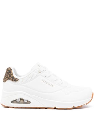 Skechers Sneakers con stampa leopardata - Bianco