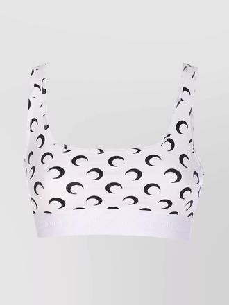 Marine Serre moon print sports bra