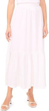 Halogen Beaded Embroidered Maxi Skirt in Bright White at Nordstrom Rack, Size Xx-Large
