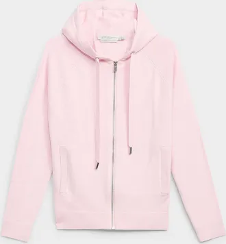 Contemporaine Womens Solid knit soft hooded jacket