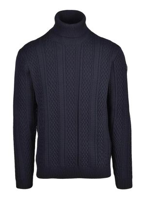 Roberto Ricci Design Slim Fit Turtleneck - Blue