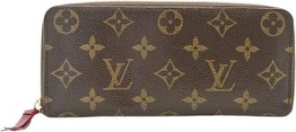 Louis Vuitton Pre-owned Portefeuille Clemence Long Wallet - Dames - Vintage Accessoires - Bruin - ONE Size - Vintage