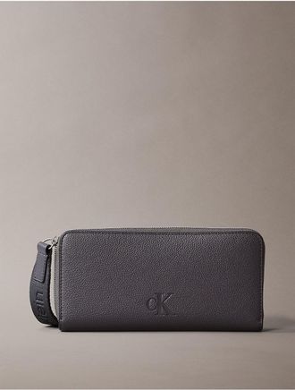 Calvin Klein Jeans Calvin Klein Womens All Day Zip Wristlet Wallet - Grey - OS