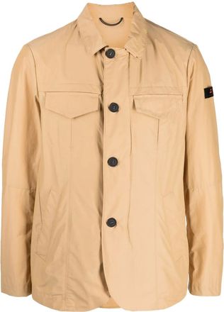 Peuterey Shirtjack met knopen - Beige