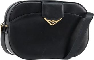 Cartier Pre-owned Cross Body Bags, female, Black, Size: ONE SIZE Pre-owned Leather Cross Body Bag
