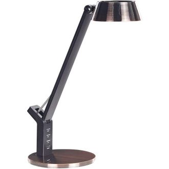 Beliani LED Desk Lamp CHAMAELEON with Dimmer Metal Copper