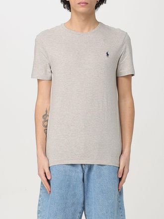 Polo Ralph Lauren Crewneck Cotton T-shirt with Embroidered Pony Logo