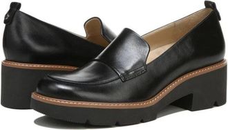 Naturalizer Darry H7079L1001 WoBlack Leather Slip On Loafer Shoes ZAP529