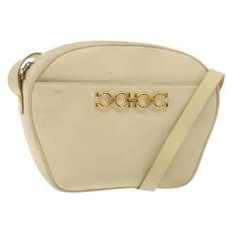 Ferragamo Pre-owned Suede shoulder-bags - Dames - Pre-owned - Beige - Maat: ONE Size Su&egrave;de