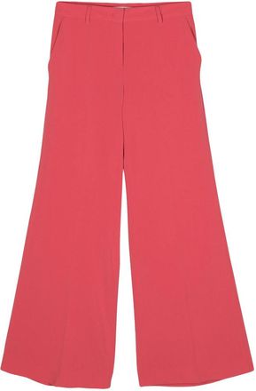 Alberto Biani Pink Flared Flat Front Pant