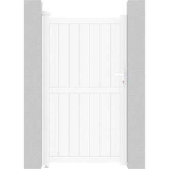 Habitat et Jardin Habitat Et Jardin - Puerta Jardin Aluminio lola - 101.2 X 180.9 Cm - Blanco
