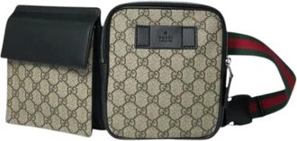 Gucci unisex, Pre-owned, Bruin, Maat: ONE Size Leer