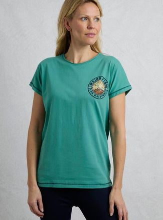Weird Fish Sunset Summit Back Print Graphic T-Shirt in Dark Jade at Nordstrom, Size 12