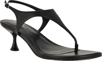 Calvin Klein Portia Ankle Strap Sandal in Black at Nordstrom, Size 6.5