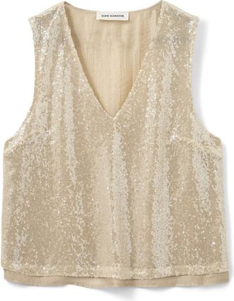 Sofie Schnoor Mujer, Camisetas, Beige, Talla: XL