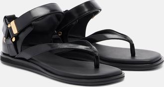 sacai Leather thong sandals