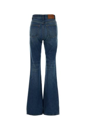 Chlo&eacute; Womens Denim Jeans Fadedindigo Exterior: Cotton