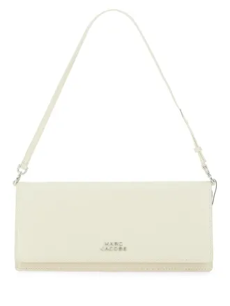 Marc Jacobs Womens The Glam Mirror Bag White Cow Leather Shoulder