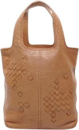 Bottega Veneta Pre-owned Tote Bags, female, Brown, Size: ONE SIZE Pre-owned Tote Bag