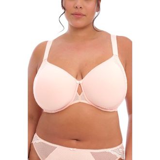 Elomi Charley Full Figure Spacer Underwire Bra in Ballet Pink at Nordstrom, Size 40Hh