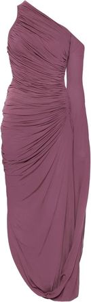 MUGLER One-shoulder Draped Asymmetric Dress