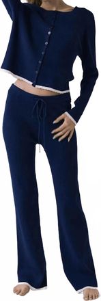 Chaser Sailor Joggers In Worn Blue