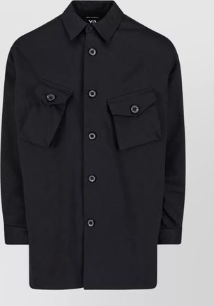 Yohji Yamamoto cotton shirt jacket