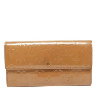 Louis Vuitton Pre-owned Wallets, female, Beige, Size: ONE SIZE Pre-owned Leather wallets