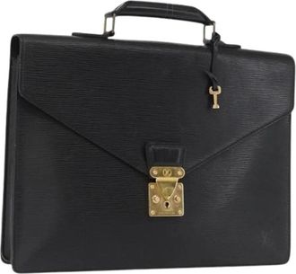 Louis Vuitton Pre-owned Vintage Handtas - Dames - Vintage Handtas - Zwart - ONE Size - Leer - Vintage
