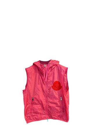 Moncler Pink Nylon Gilet Size S