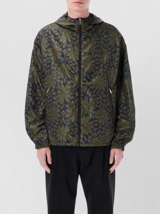 Prada reversible hooded renylon windbreaker jacket