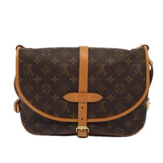 Louis Vuitton Pre-owned Cross Body Bags, female, Brown, Size: ONE SIZE Pre-owned Saumur 30 Shoulder Bag
