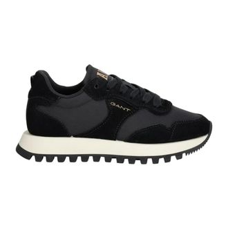 GANT Caffay Sneakers - Dames - Schoenen - Zwart - Maat: 37 EU Leer