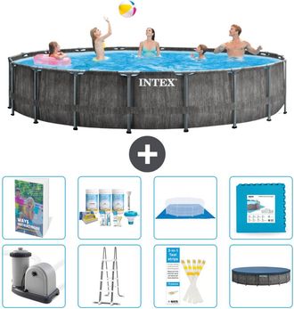 Intex Piscina Prism Frame Redonda - 549x122 Cm - 9-piezas S536