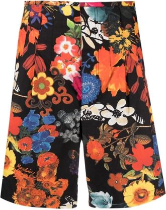 Moschino Geplooide Bermuda Shorts - Heren - Korte Broeken - Veelkleurig - M - Katoen - Korte Broeken
