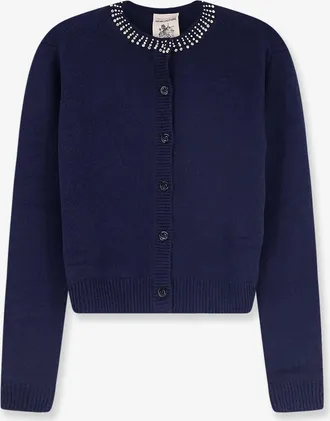 Semicouture Cardigan Hennie in lana e cashmere con dettaglio strass - SEMICOUTURE - gender_Woman