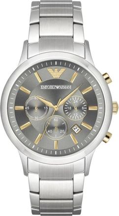 Emporio Armani Ar 11047 Horloge - Heren - Horloges - Grijs - ONE Size - Accessoires