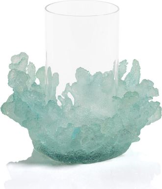 Zodax Cayo Coral Pillar Candle Holder in Blue Green at Nordstrom Rack
