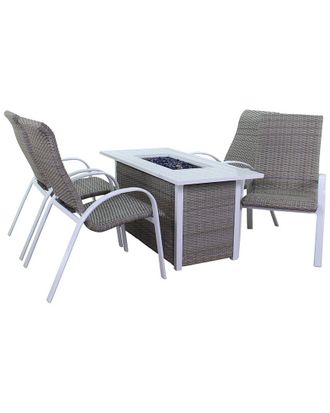 Courtyard Casual Santa Fe 5Pc Fire Pit Set