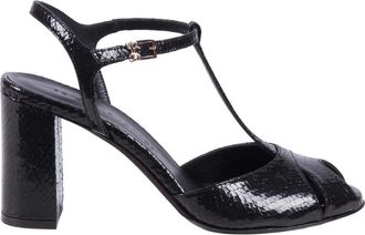 Sergio Levantesi Sandalo Giselle 6 Aspis - Dames - Sandalen met hakken - Zwart - 40 EU - Schoenen