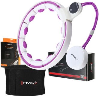 OEM Set Hula Hoop Magn&eacute;tico Blanco/violeta Hhm17 Con Peso + Contador Hms + Soporte De Cintura Br163 Rojo