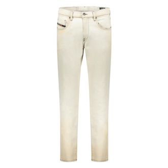 Diesel Slim-fit Jeans, male, Beige, Size: W38 Slim Denim Jeans