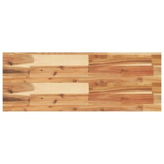 Berkfield Home Floating Shelf 100x30x4 cm Oil Finished Solid Wood Acacia in Brown | Size: 100 x 30 x 4 cm