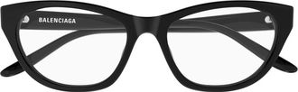 Balenciaga Glasses, unisex, Black, Size: 54 MM Occhiali da vista