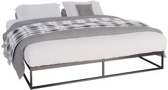 Clp Cama De Metal Scala Negro 200x180x25 Cm