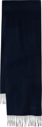 Moschino Wol Sjaal - Heren - Wintersjaals - Blauw - ONE Size - Wol - Accessoires
