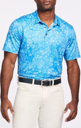 Robert Graham Alstead Knit Polo in Slate Blue at Nordstrom Rack, Size Large