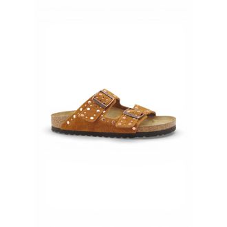 Birkenstock Sliders, female, Brown, Size: 8 US Ciabatta